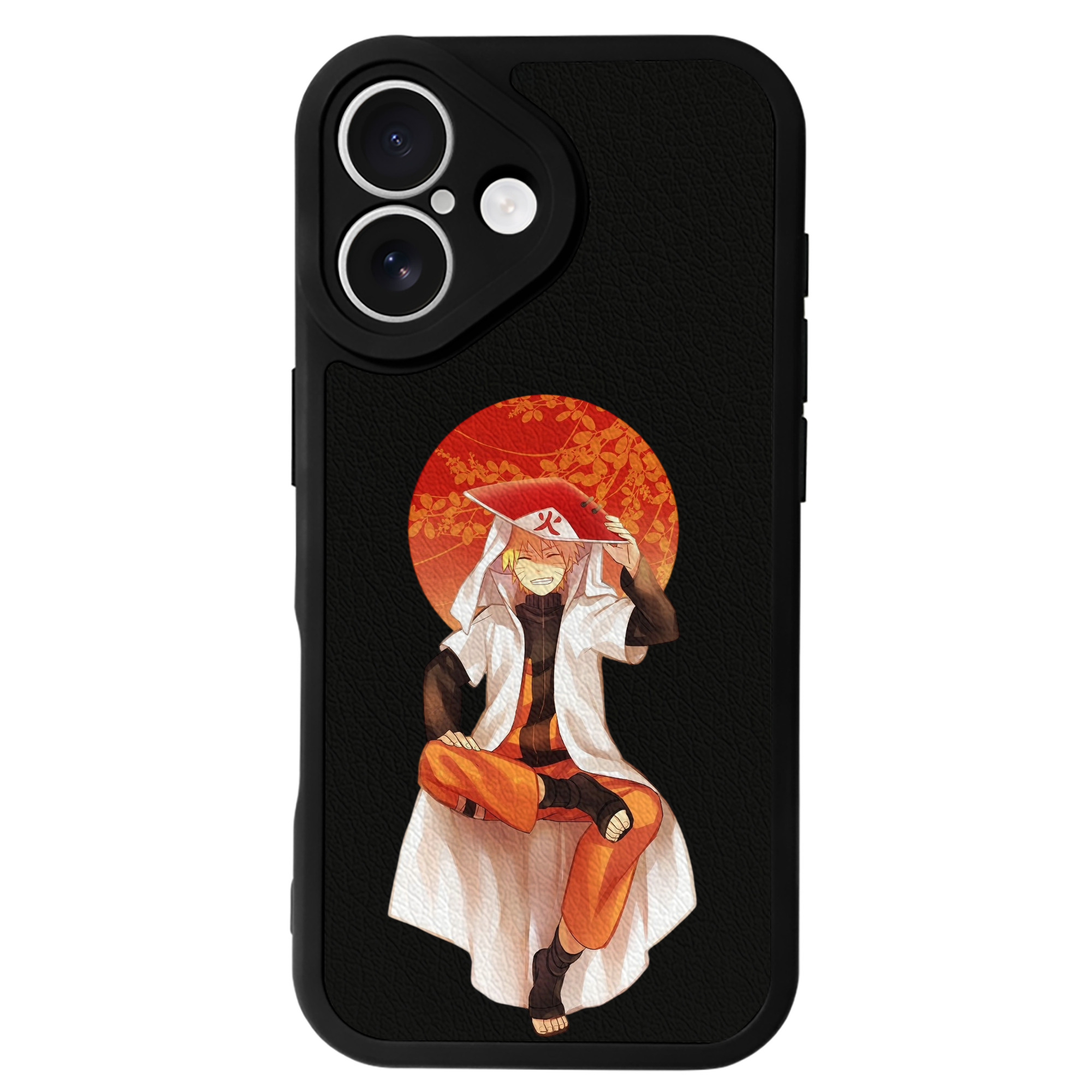 （画像用） NARUTO -ナルト- うずまき ナルト Uzumaki Naruto 【iPhone 16シリーズ対応】シリコンスマホケース（レザー調） 材質：シリコン